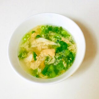 春菊の卵スープ